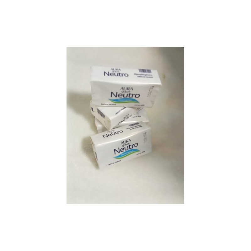 Jabón Neutro de Tocador Pack de 4 Piezas 200g c/u,