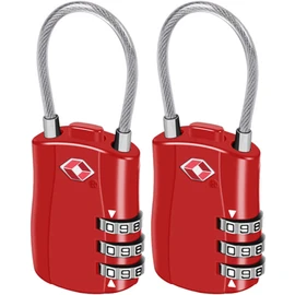 TSA Approved Luggage Combination Locks,T Tersely 2 Pack Travel Suitcase Lock with Zinc Alloy Body Resettable Password Code Padlock for Toolbox, Bag, Backpack, Suit Case, Lockers, Gym, Bike
