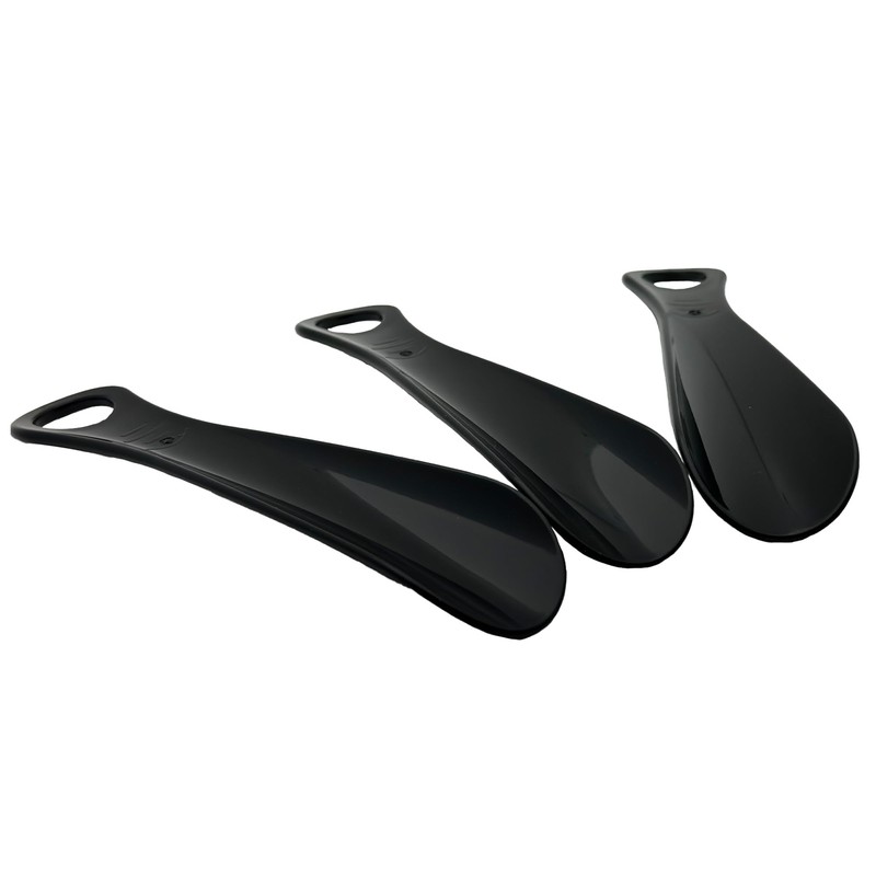 TelMo Set of 3 Shoe Horns Made of Plastic, Approx.