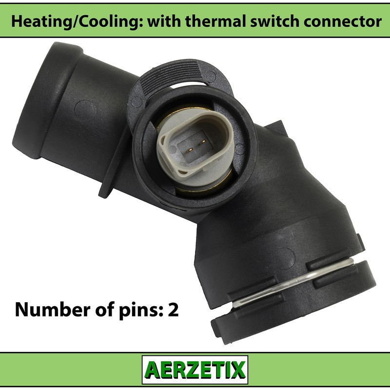 AERZETIX - C67181 - Coolant flange with gasket, sensor and