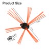 Chimney Sweep Brushes Replacement,Rotary Sweep DIY Set With Aluminum Chimney