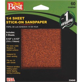 Do it Best 1/4 Sheet Stick-On Sanding Sheets
