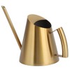 Stainless Steel Watering Can Sprinkle Pot Long Mouth Garden Flowers