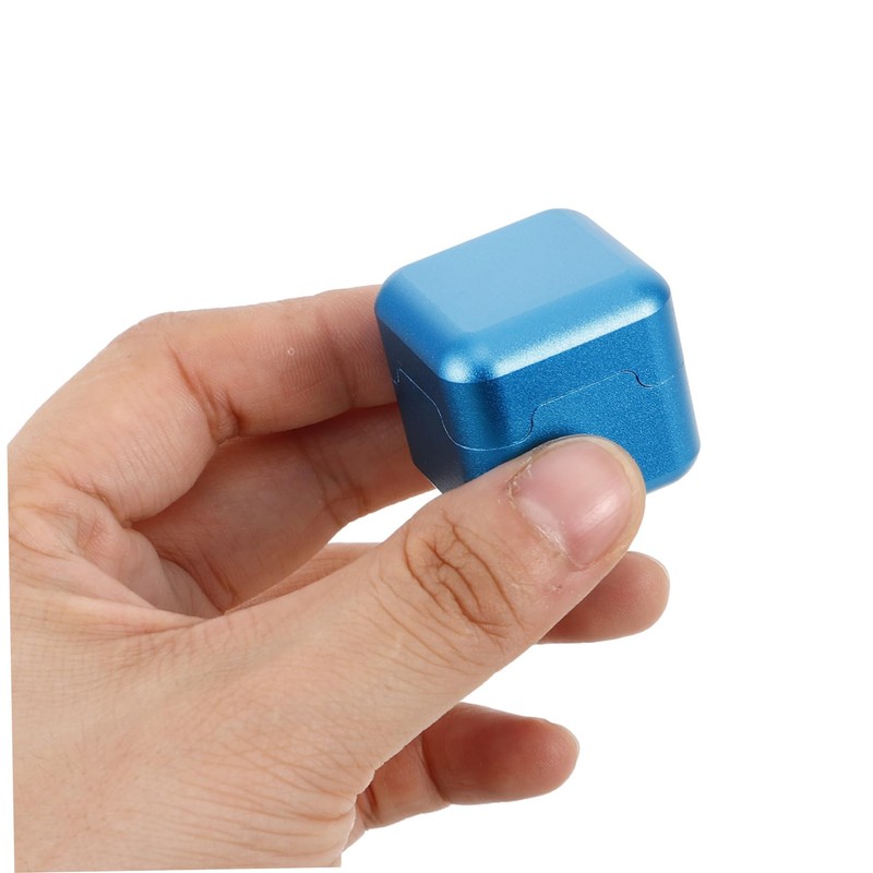 BIUDECO Pool Chalk Carrier Aluminum Billiards Chalk Case Snooker Accessory