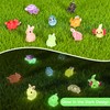 Chovbe 149pcs Mini Resin Animals, Glow in the Dark Tiny