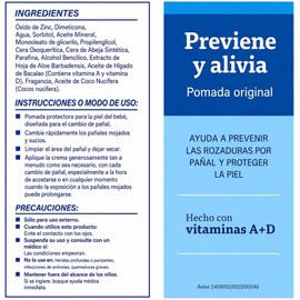A+D Cuidado Intenso Pomada para Rozaduras de Pañal para Bebés 113g Ayuda a la prevención de rozaduras Con Óxido de Zinc y Aloe Hipoalergénica
