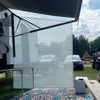 Tentproinc RV Awning Side Sun Shade 9'X7' (Gray) Mesh Screen