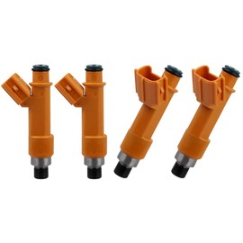 ANGLEWIDE For Toyota Fuel Injectors 23250-0H050 Fuel Injector Set fit for 2002 2003 2004 for Toyota for Camry 2.4L, 2002 2003 2004 for Toyota for Solara 2.4L, 12 Holes 4Pcs