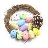 100PCS Colorful Foam Eggs Easter Egg Ornaments Crafts Birds Eggs