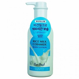 Happy Bath Rice Milk Ceramide Body Lotion Pure Musk 400g 10ea