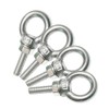 CHHGGNN 304 Stainless Steel Eye Bolt, 4 PCS M8 Heavy