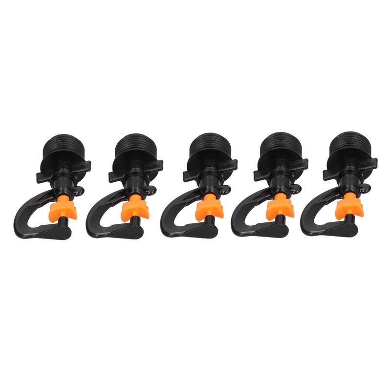 5PCS G1/2 Male Thread Rotating Sprinkler Head Misting Nozzle for