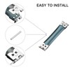 sourcing map Metal Internal Flex Frame - 10Pcs 80mm/3" Handbag