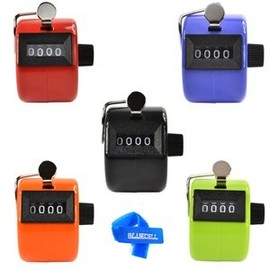 Bluecell Colorful Handheld Tally Counter 4 Digit Display for Lap/Sport/Coach/School/Event