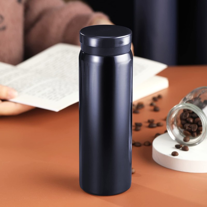 Small Flask, Cute Water Bottle, Vacuum Insulated Flask for Hot
