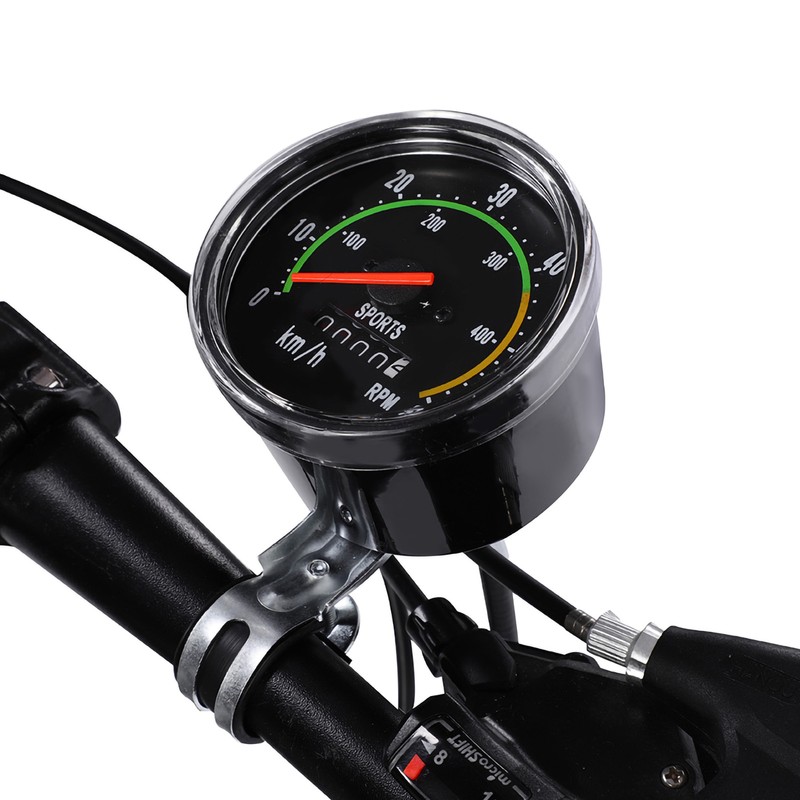 Mechanical Bicycle Computer Bike Speedometer Odometer Cycling Stopwatch Cyclocomputer