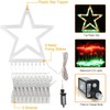 MINIAO Christmas Decorations Star Light, 16.4Ft 320 LED Christmas String