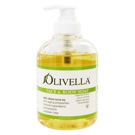 Olivella Virgin Olive Oil Face and Body Liquid Soap 10.14 oz (Pack of 3)