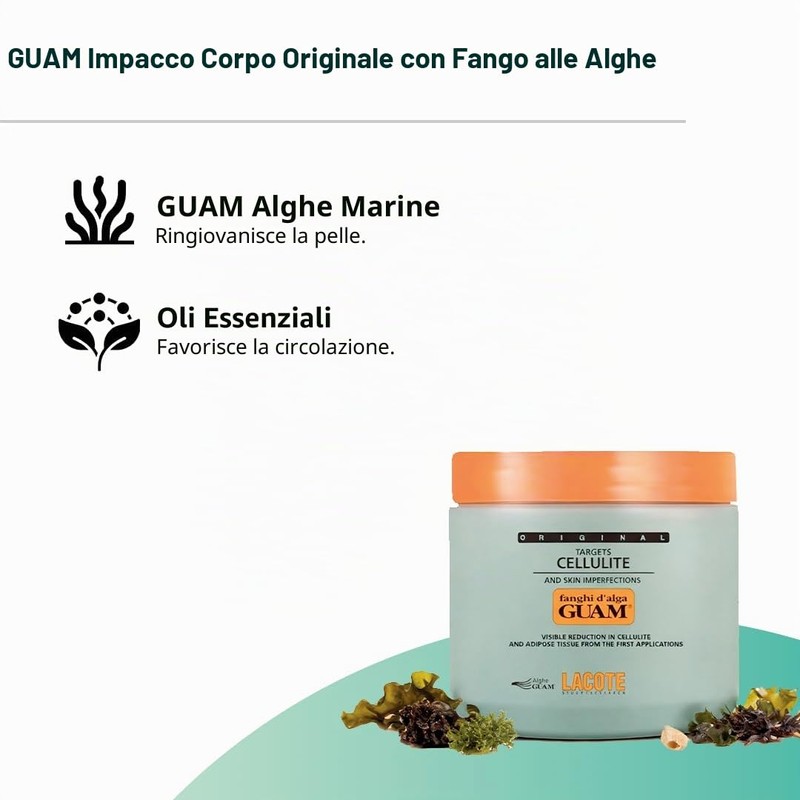 GUAM - Fanghi d'Alga, Confezioni da 500 gr