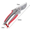 Secateurs, LINZI Bypass Pruning Shears 200mm with Extra Blade and