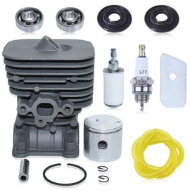 Haishine 35 mm Air Filter Fuel Filter Gasket Set for Husqvarna 128C 128CD 128L 128LD 545008082 Brush Cutter