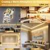 Lamomo LED Neon Lights, 12V Warm White Dimmable LED Strip