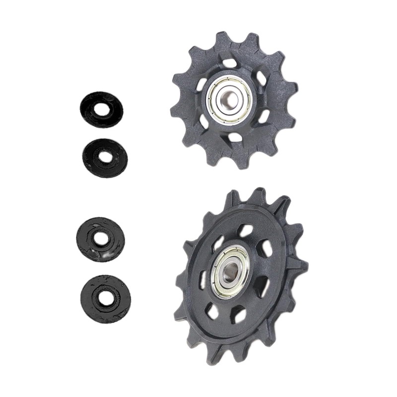 Juego de poleas de cambio trasero para bicicleta compatible con