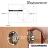 OAKMOORE Commercial Door Handle Locks | Heavy Duty Keyed Entry