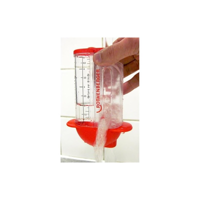 Rothenberger 2.5-20 Litre Water Flow Measure - Type