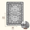 LBRO2M Boho Area Rug 8X10 Washable Rugs for Bedroom Low