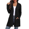 QIXING Sweater Cardigans for Women Open Front Lightweight Cardigan Long
