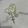 Kuesn Glow in the Dark Rosary Light Luminous Round Beads