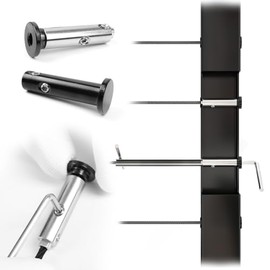 [Patent] Muzata 10 Pairs 1/8" Black Swageless Invisible Cable Railing Kit Hardware Swageless Fittings Tensioner and Terminal Hidden for 2"x2" Metal Post T316 Stainless Steel Cable Railing System CB05