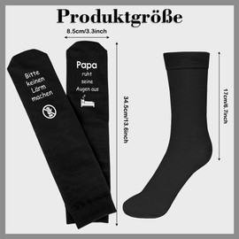 Xioabre Father's Day Gift For Dad Gift Father's Day Best Gift For Dad Socks Father's Day Gift For Grandpa, Grandpa Gift, Black (please do not make noise, dad rests his eyes), 39-46