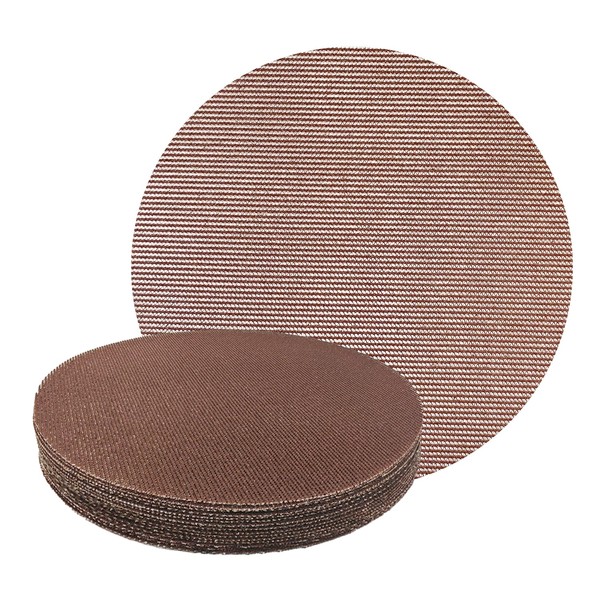 GZKTY 20 Piece Mesh Round Sanding Discs, 225mm Diameter, Hook