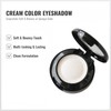 Single Matte White Eyeshadow,Pressed Fine Powder Eyes/hadow,Matte White Eyesha/dow with