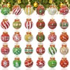 Pack of 30 Diamond Painting Christmas Pendants, 5D Diamond Painting Christmas Diamond Painting Craft Set Christmas Children, Diamond Painting Children's Key Ring DIY Crafts Christmas