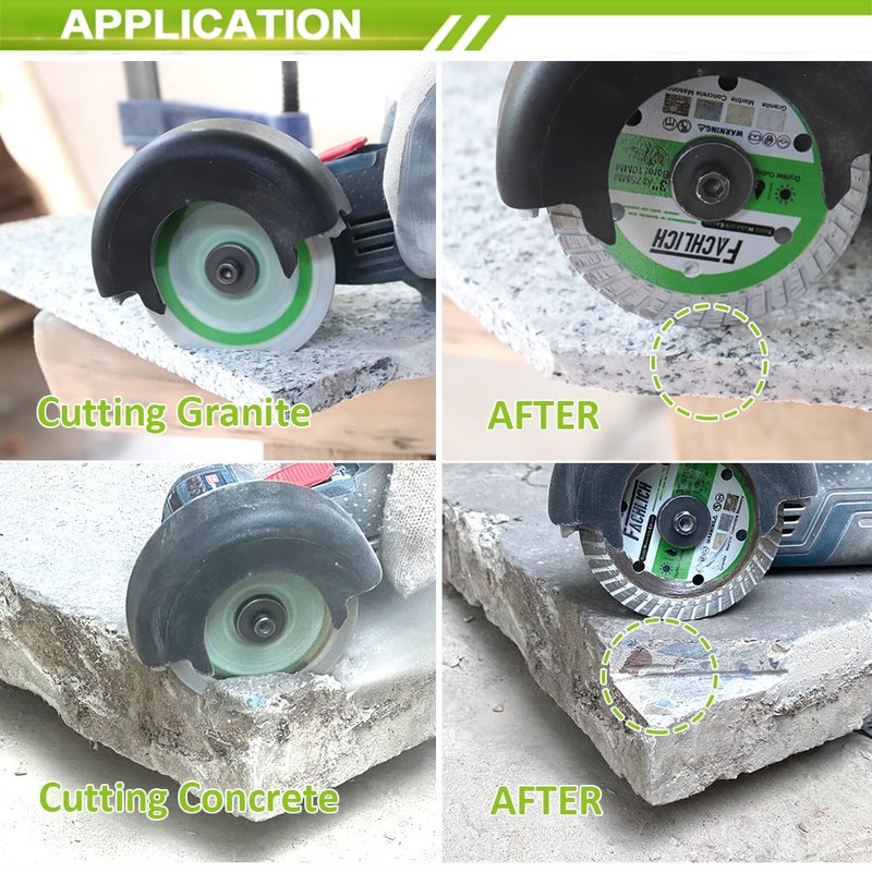 FACHLICH 3 inch Diamond Blade - Concrete Cut Off Wheel