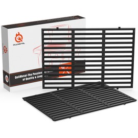 Genesis ii Grill Grates for Weber Genesis II 300 and Genesis II LX 300 Series Grills, Genesis II E&S 310 315 320 325 340, 18.75" Grill Parts for Weber Genesis 2, Weber 66095 66802,66805, Cast Iron