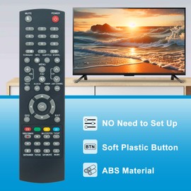Replacement Remote Control Suitable for Medion Life P24014 MD29100 MSN 50042440, Life E24003 MSN 5000 34572, MD28004, MD28005, MD26001 MSN 50041206, MD28000 MSN 5000 41820, MD28019 MSN 50044301