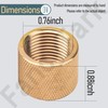 FancyTark 【Upgrade Brass】 2 Pack Low Point Drain Seals and