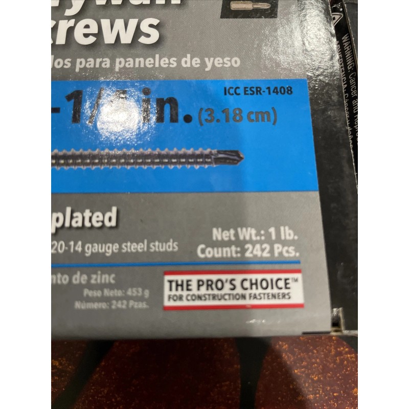Pro-Twist 2 X Pro Twist Drywall Screws 6 x 1-1/4”