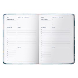 Busy B A6 Day a Page Undated Planner Diary - Compact Design with Great for Using when Required - Daily Schedule, Timings, Notes Pages, Day to a Page Layout, To Do's, Priorities & Elastic Closure Band
