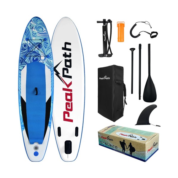 Peakpath Inflatable Stand Up Paddle Board (6’&#821