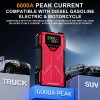 Featou 6000A Car Jump Starter with Air Compressor Combo Portable