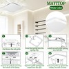 FG701S Universal Update Bathroom Fan Cover with Springs Compatible with