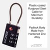 TSA Approved Luggage Suitcase Locks