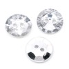 20 Large 30mm Plastic Crystal Faux Diamond Round Rhinestone Sewing