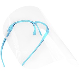 Anti-fog Face Shields with Glasses Frame Set for Men and Women to Protect Eyes and Face,12 Glasses and 12 Shields (Assortment)