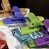 Chef Craft Vibrant Plastic 4 Piece Large Bag Clip Set,